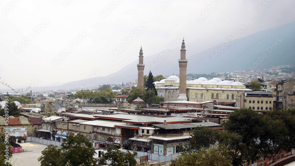 Bursa Ulu Mosque and its surroundings