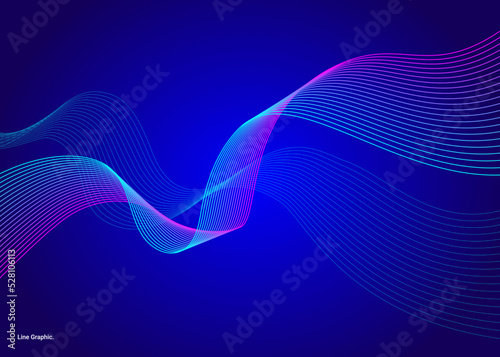 Line Background. Blue Meta Lines for Presentation, Products, Product Design, Label, Label Design, Package, Packaging, advertising, ads, web design, banner, web banner, wallpaper, Vector illustration.
