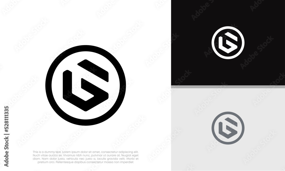 Initials G logo design. Initial Letter Logo. Innovative high tech logo template. Initials G logo design. Initial Letter Logo. Innovative high tech logo template.