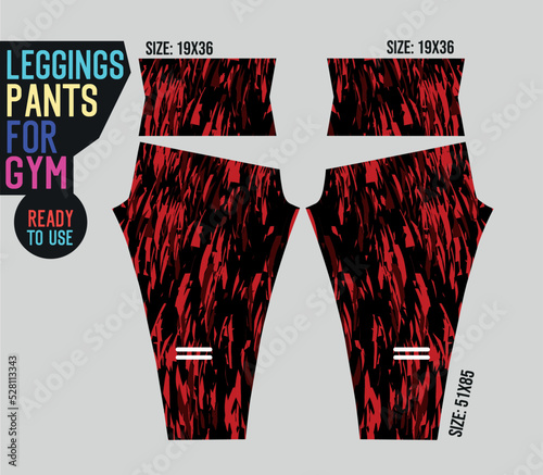fitness leggins  pants vector for gym