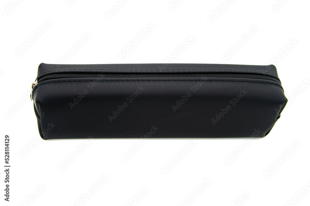 Long pencil pen case container isolated on the white background Long pencil pen case container isolated on the white background