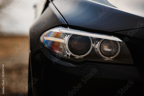 headlight of a car © kucheruk