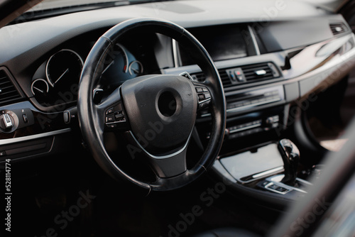 interior of car