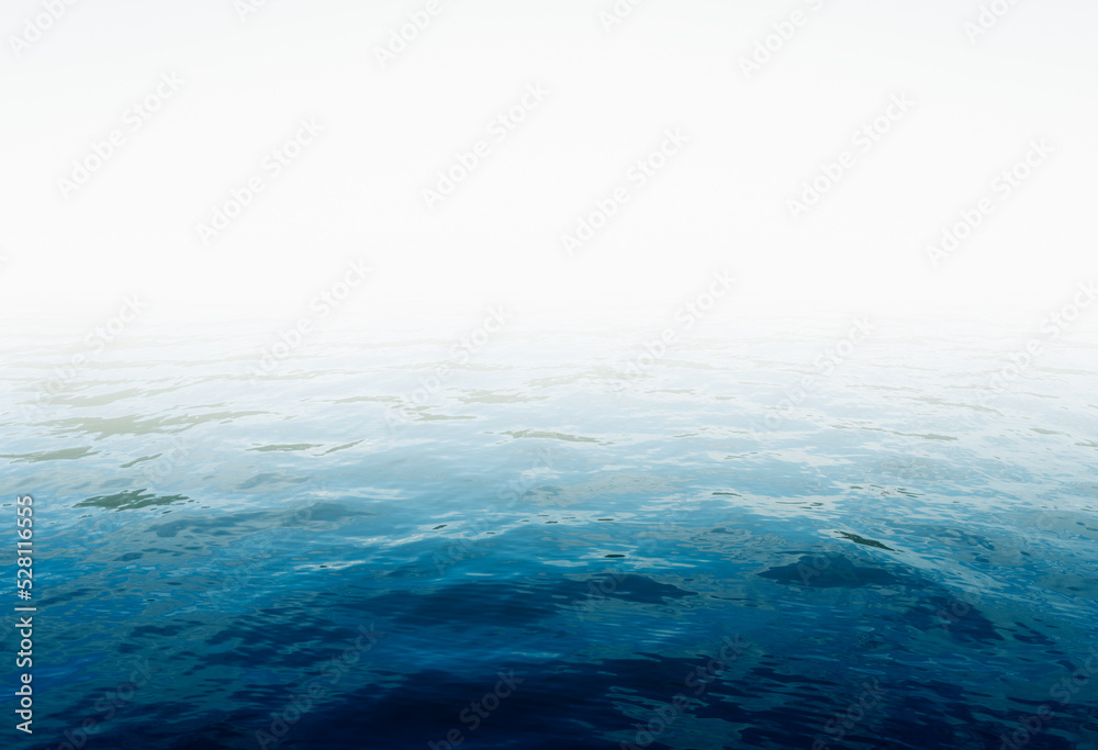 Blue ocean surface background, calm sea - obrazy, fototapety, plakaty 