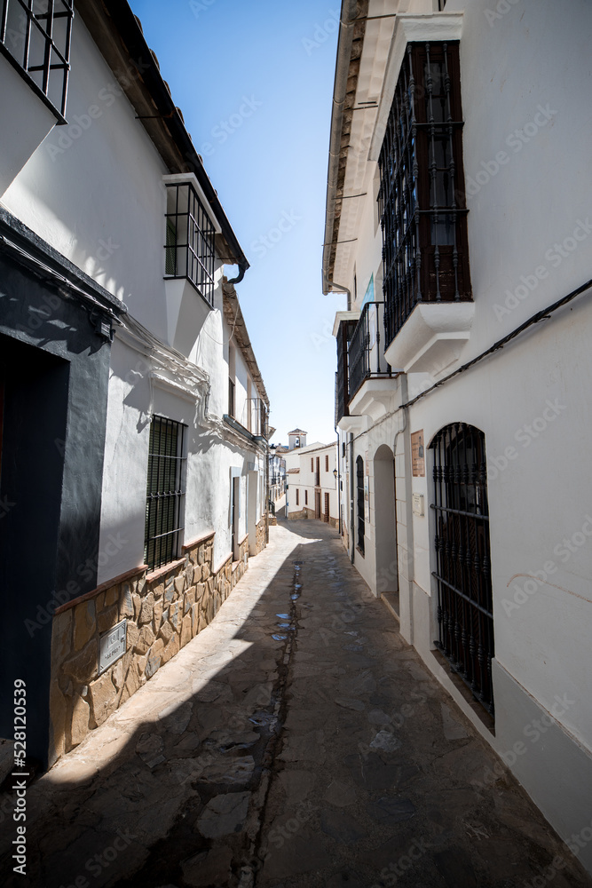 Street of Villaluenga del Rosario, White Towns, Cadiz, Spain