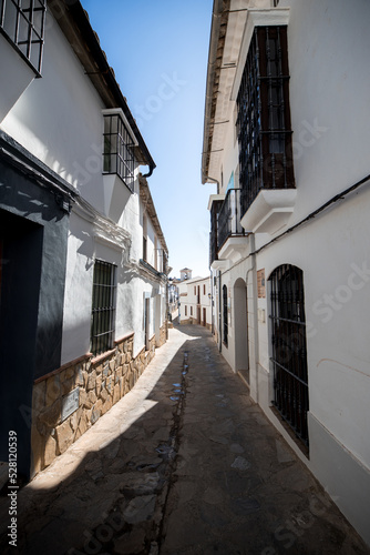 Street of Villaluenga del Rosario  White Towns  Cadiz  Spain