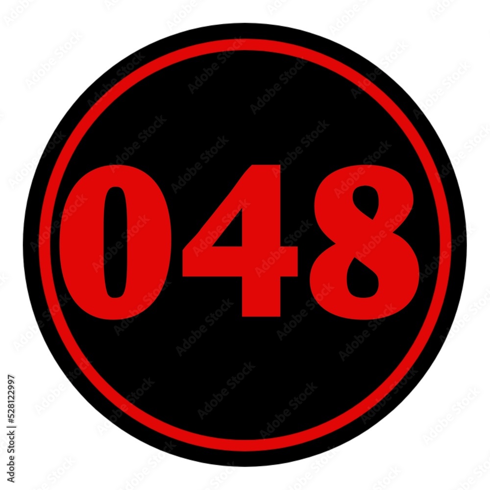 The serial number of participants in the form of a circle with a black background, red numbers to be placed on the chest or back The serial number of participants in the form of a circle with a black background, red numbers to be placed on the chest or back