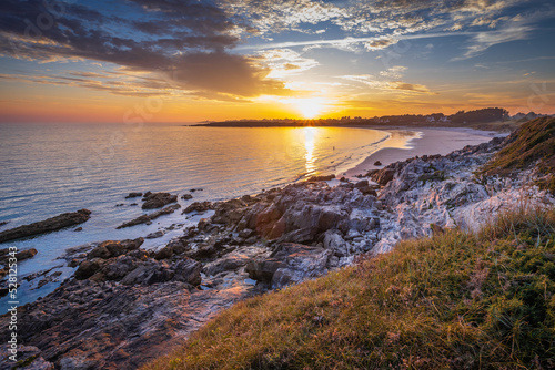 Coucher de soleil plage
