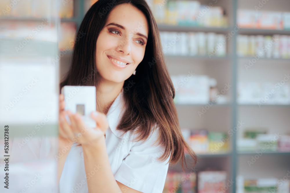 Pharmacist Holding a Medical Beauty Product in a Drug Store. Saleswoman in beauty shop presenting and recommending skin care products
Pharmacist Holding a Medical Beauty Product in a Drug Store. Saleswoman in beauty shop presenting and recommending skin care products