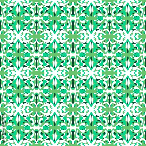 Abstract floral seamless ethnic ornaments pattern for fabrics and textiles and packaging and wrapping paper