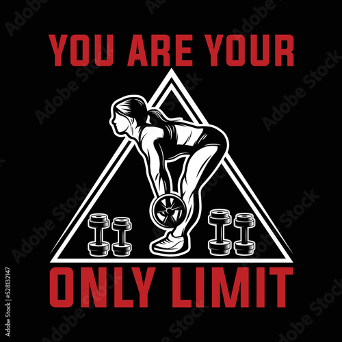 gym t shirt design vector