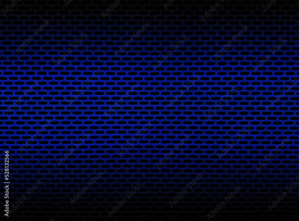 blue metal grill background with black gradient pattern. blue metal grill background with black gradient pattern.