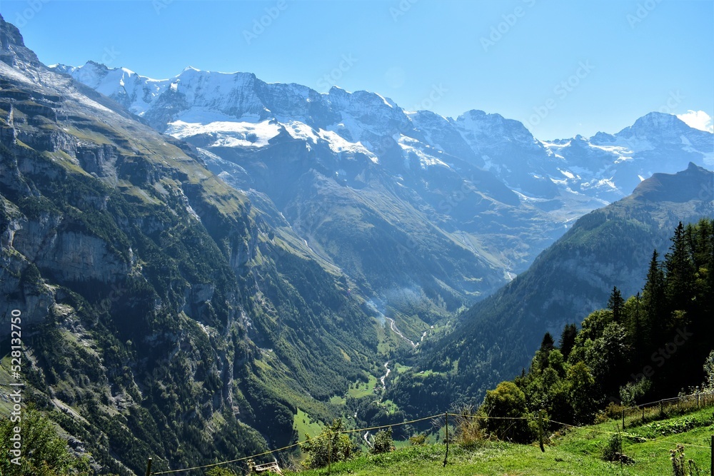 Swiss alps view from Murren