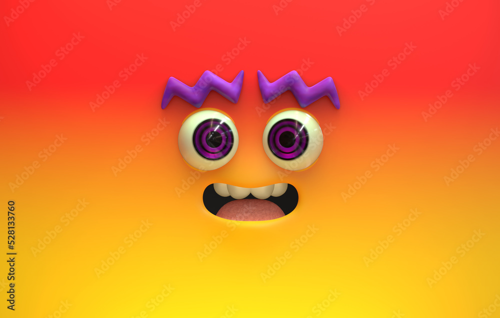 3D Faces render emote image happy amused joy 3D Faces render emote image happy amused joy