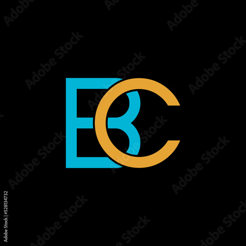bc logo design letter bc or cb logo