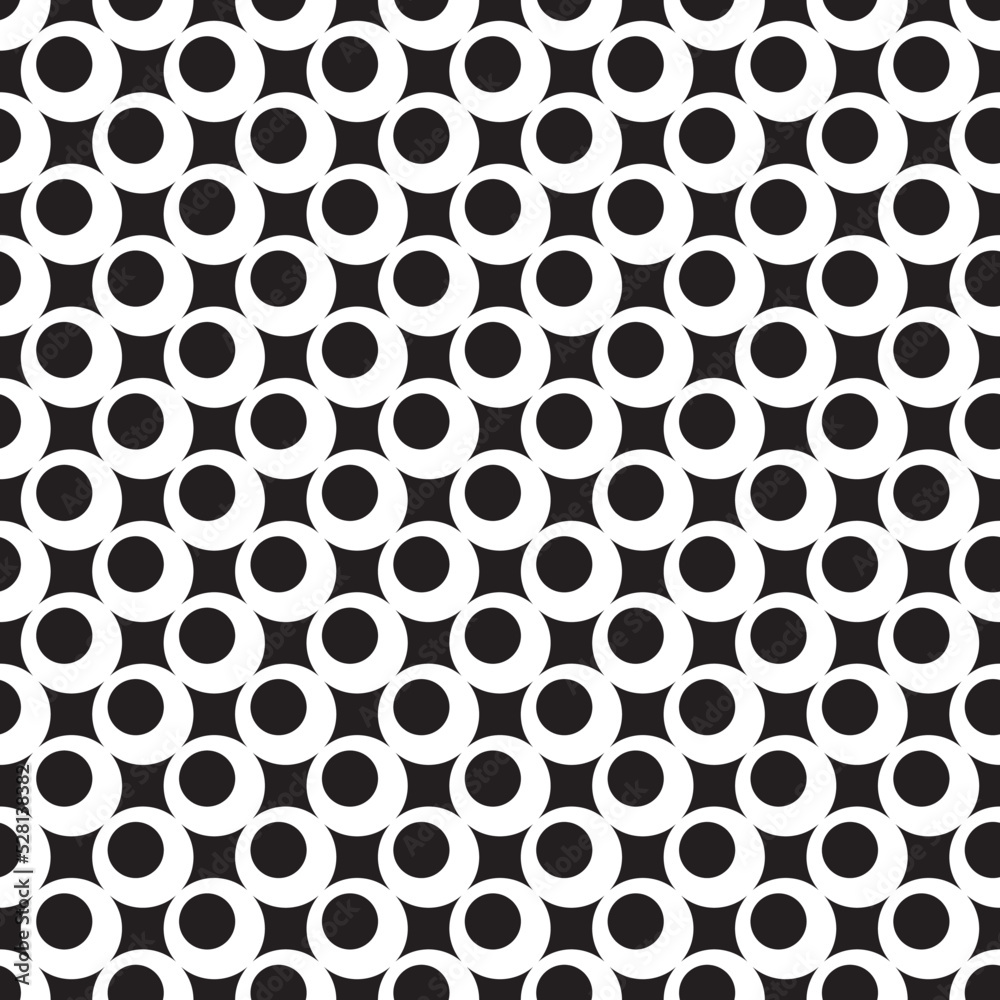Seamless retro decorative dot pattern Seamless retro decorative dot pattern