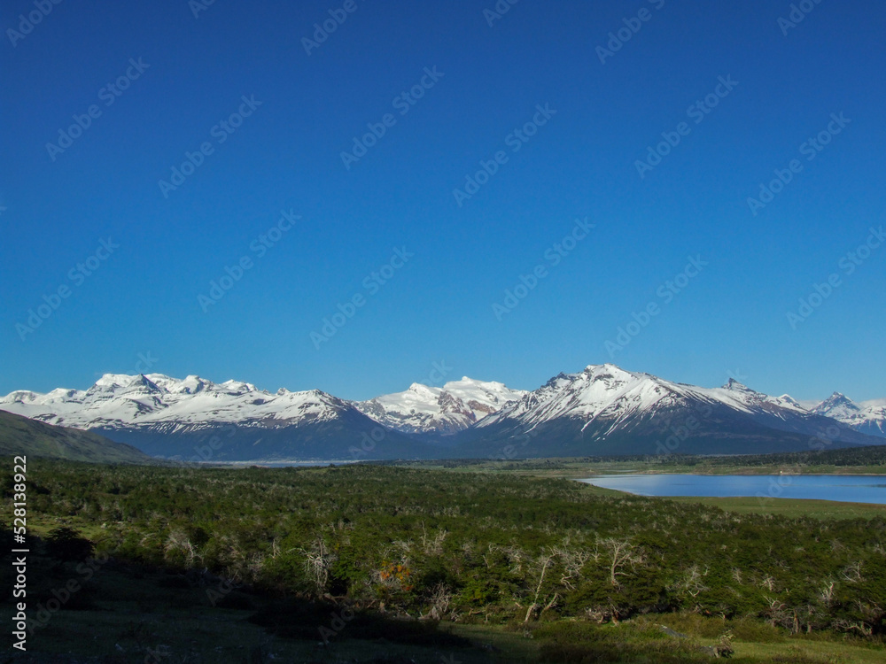 scenery at Los Glaciares national park, patagonia