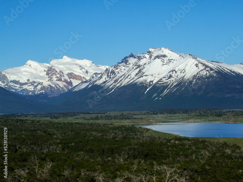 scenery at Los Glaciares national park  patagonia