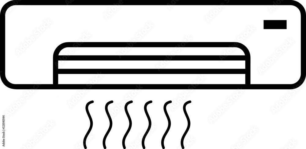 Air conditioning vector icon on eps 8 with a white background.eps Air conditioning vector icon on eps 8 with a white background.eps