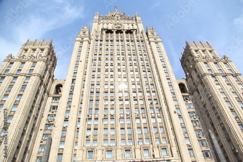 The building of the Ministry of Foreign Affairs of the Russian Federation