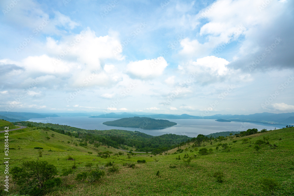 北海道 美幌峠から見る屈斜路湖