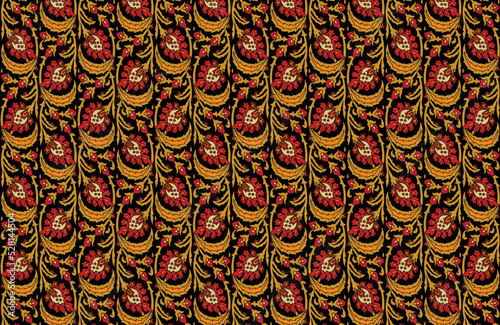 textile traditional allover pattern design for print  SMALL MUGHAL FLOWER PATTERN DESIGN BACKGROUND ART FOR FABRIC.