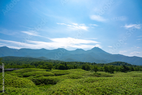 北海道 夏の知床連山