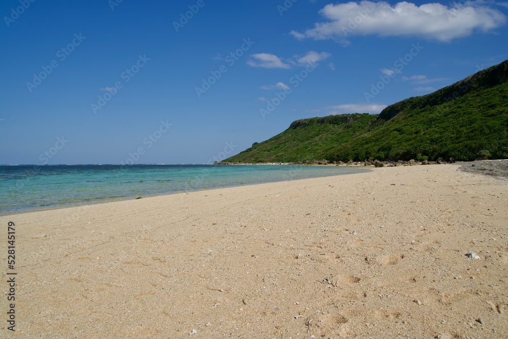 Scenery of the Aragusuku Beach during off-season