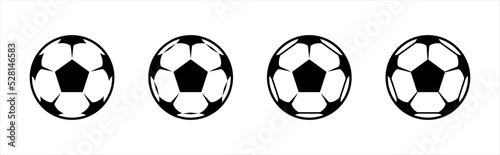 Soccer ball icon. football symbol sign for sports apps and websites