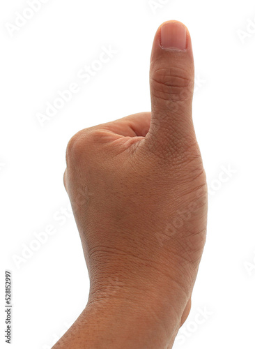 thumb up on transparent background png file photo