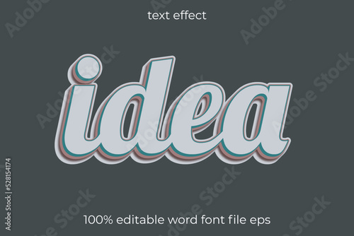 text effect idea