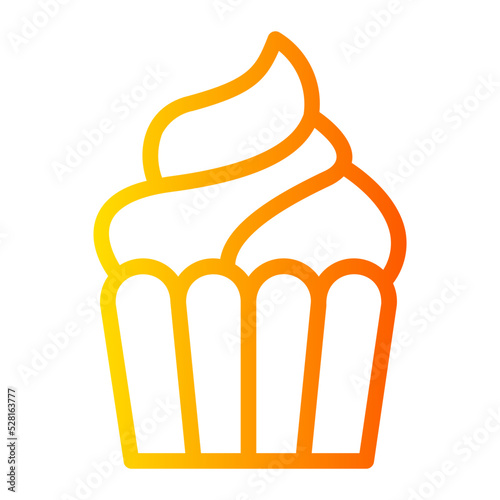 cupcakes gradient icon
