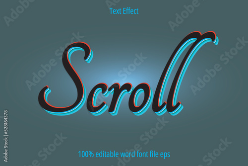 text effect neon