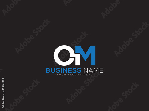 Initial OM Logo Icon, Colorful Om o&m Logo Letter Victor Image Design