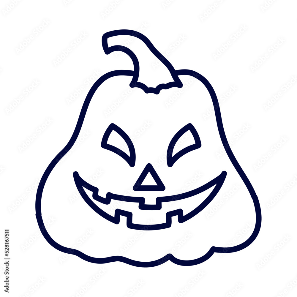 halloween pumpkin icon linear halloween pumpkin icon linear