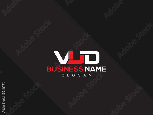 Creative VUD Logo Letter Vector Icon Design For Your Any Type Of Business Or Brand photo