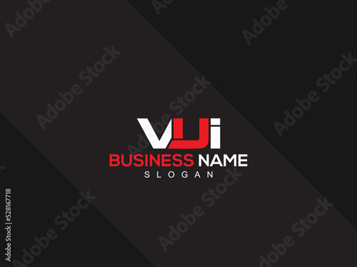 Creative VUI Logo Letter Vector Icon Design For Your Any Type Of Business Or Brand photo