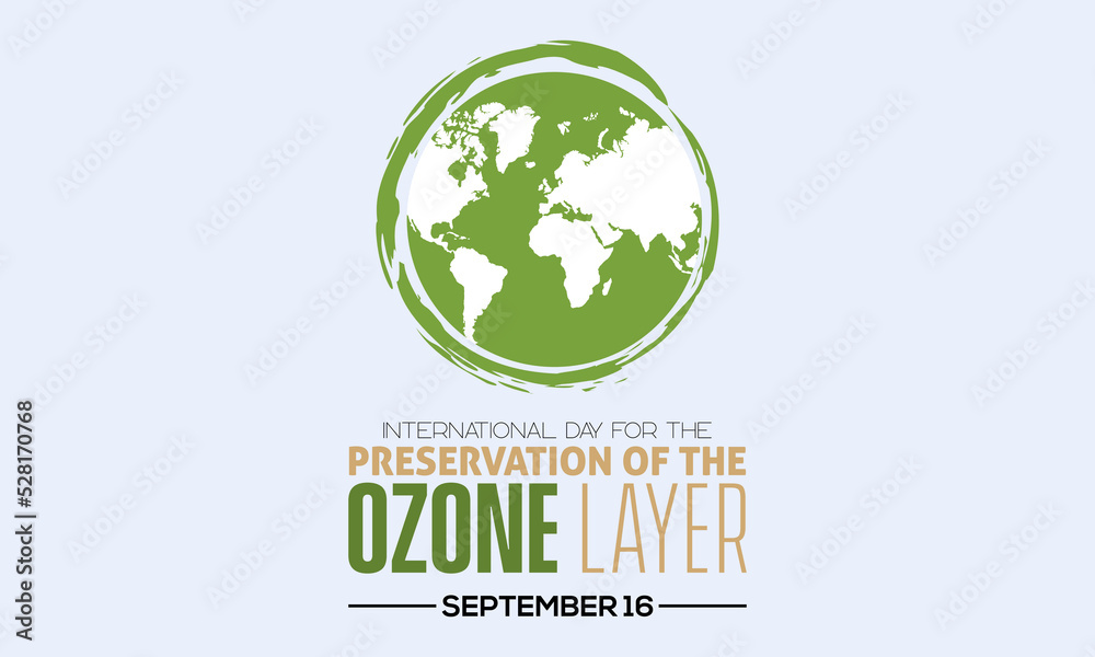 Vector illustration design concept of International day for the preservation of the ozone layer observed on every september 16. Vector illustration design concept of International day for the preservation of the ozone layer observed on every september 16.