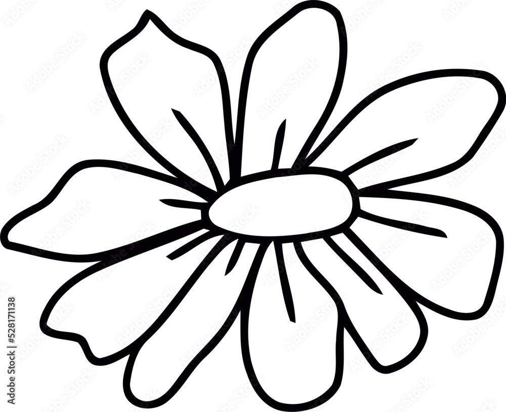 botanical wildflower line art botanical wildflower line art