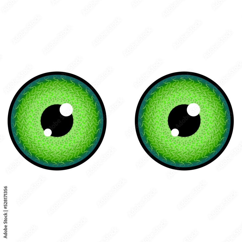 A pair of eyes for you to use as eyes on the face of your animated