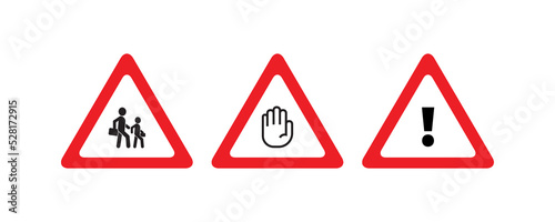 school zone warning sign	