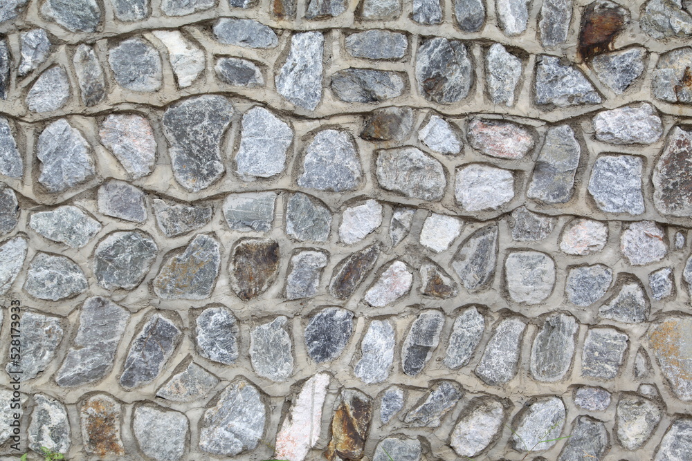 Texture of old rock wall for background. 