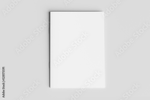 Blank Magazine isolated on White Background