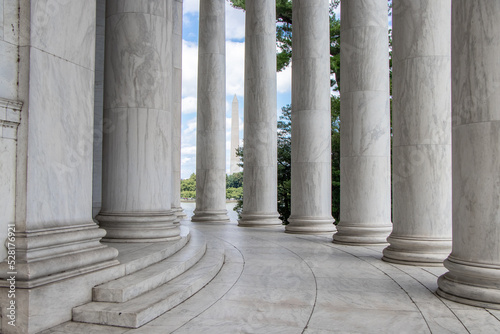 Pillars of the Jefferson Memorial in Washington, DC (USA) photo