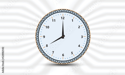 Modern Wall Clock Design Template