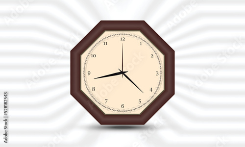 Modern Wall Clock Design Template