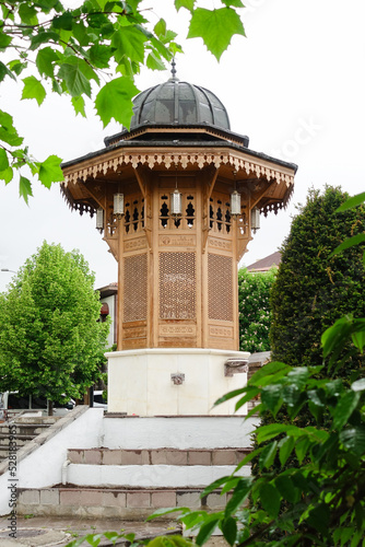 Obraz na plátne The fountain in the Hamamonu district - Ankara, Turkey