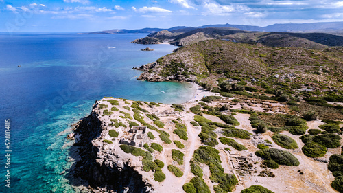 itanos beach under itanos ancient port of east crete