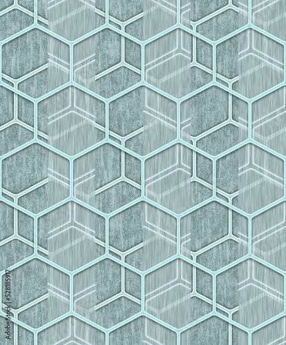 Abstract hexagon background for design. Geometric expression.
