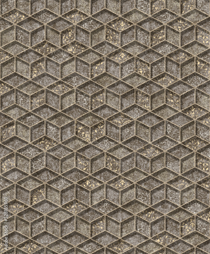 Abstract hexagon background for design. Geometric expression.